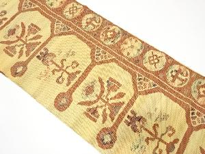 抽象模様織り出し名古屋帯